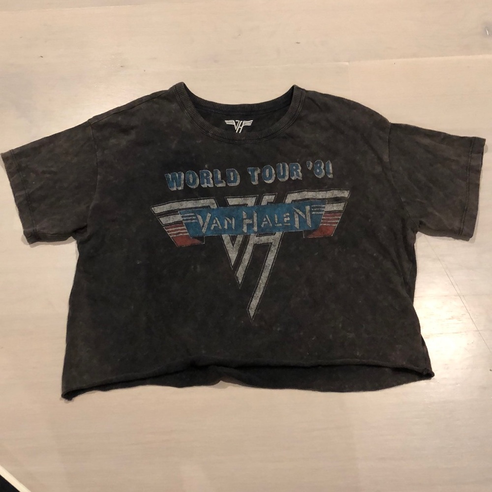 Van Halen crop top